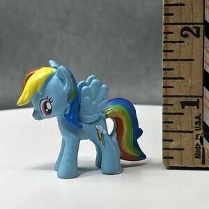 ULTRA MINI Hasbro My Little Pony Rainbow Dash G4 1.5" My Busy Book Mane 6